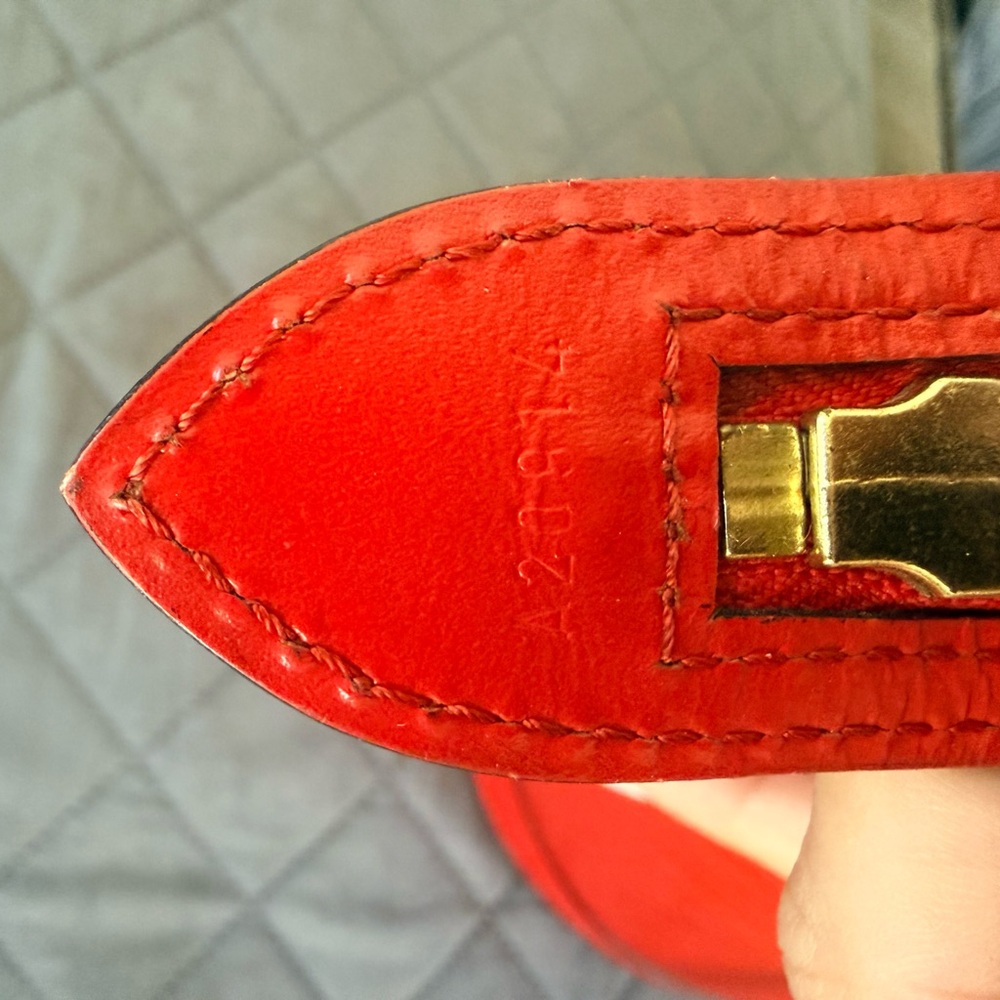Authentic Louis Vuitton Red Epi Saint Jacques Tote - Picture 9 of 12